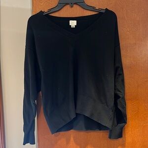 A New Day Black V-Neck Sweater